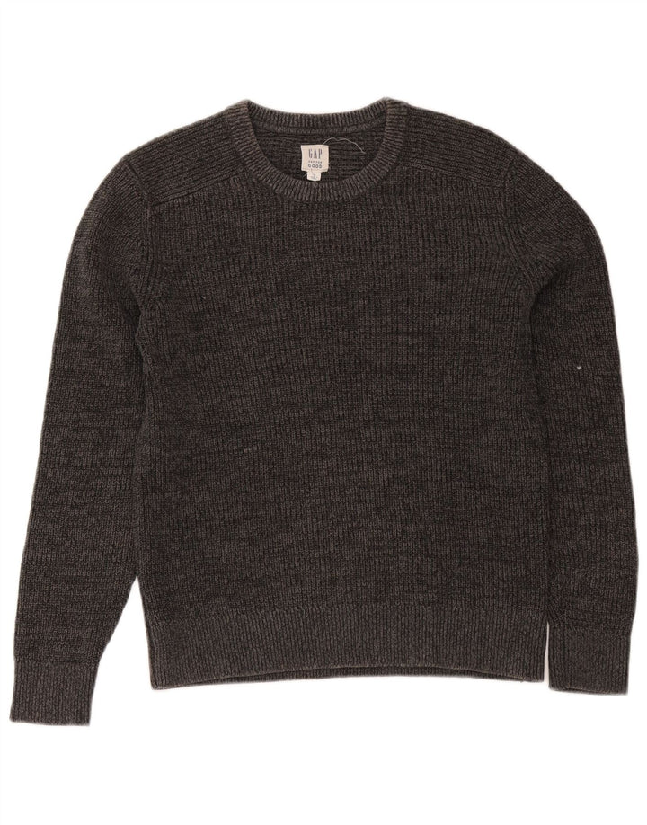 Suéter masculino Gap com gola redonda XS algodão cinza