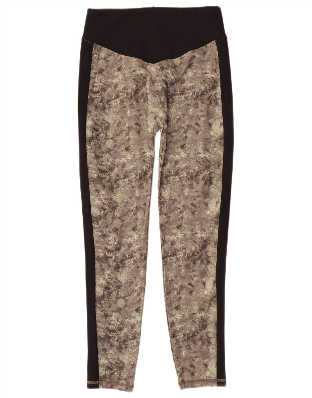 Leggings femininas Ellesse UK 10 poliéster camuflado verde pequeno