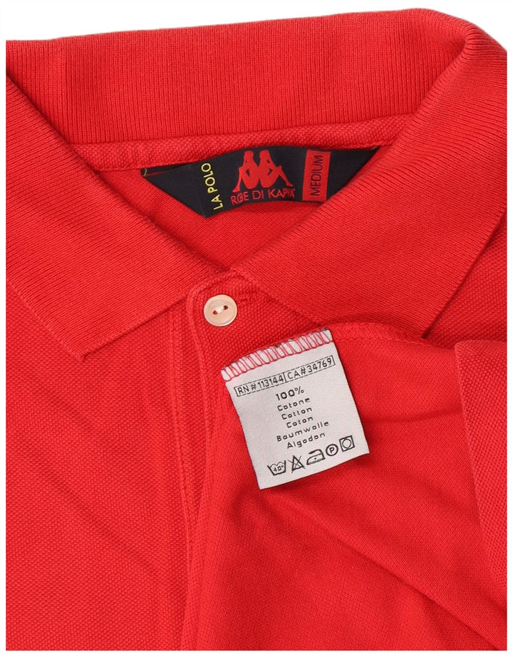 Camisa polo masculina Kappa médio algodão vermelho