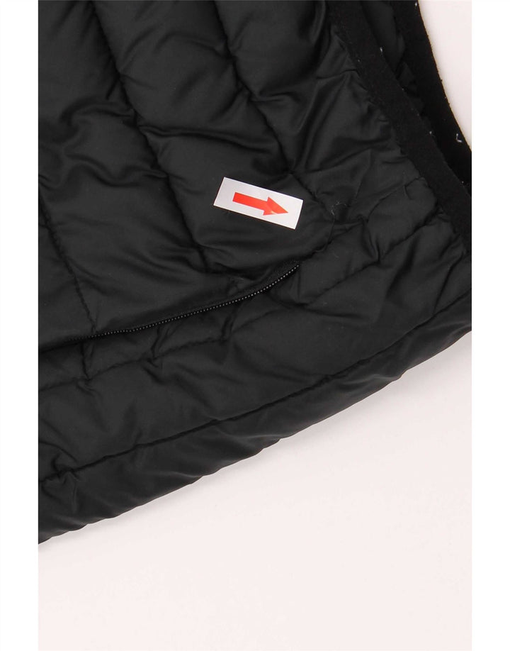 Jaqueta acolchoada com capuz feminina Ellesse UK 24 4XL poliéster preto