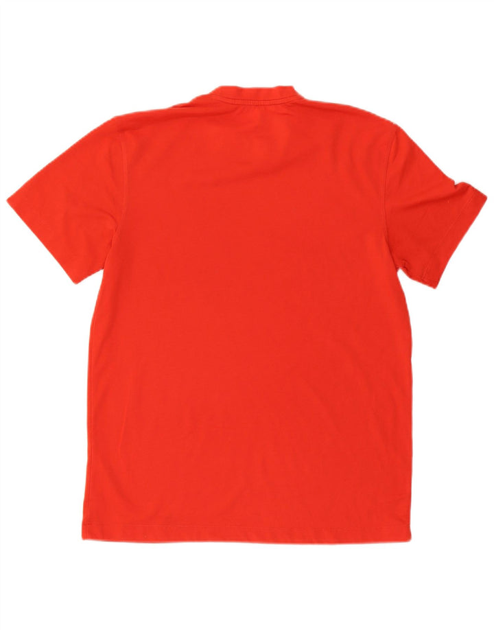 Camiseta masculina gráfica Champion pequeno poliéster vermelho
