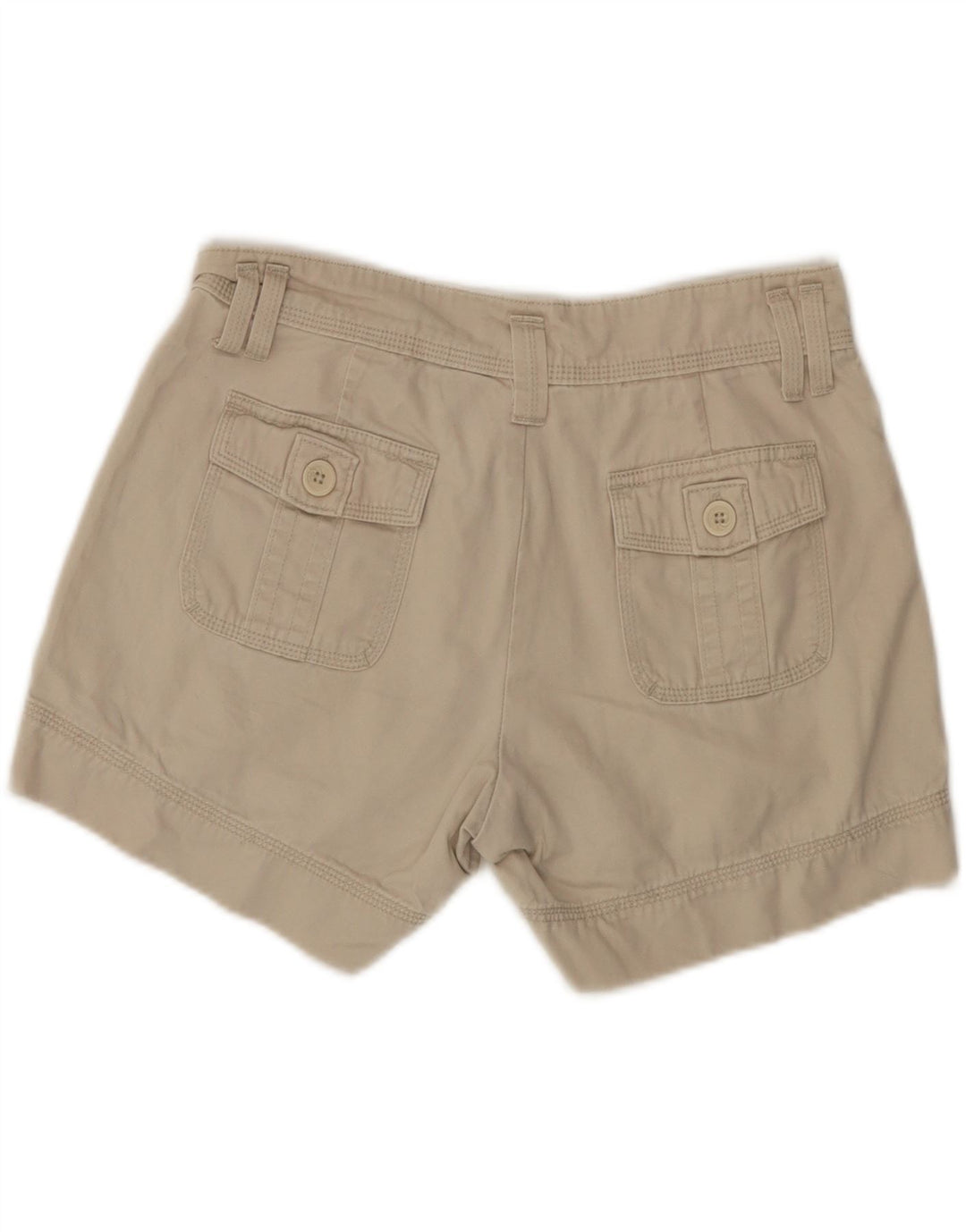 Shorts cargo feminino LEE US 6 médio W28 algodão bege