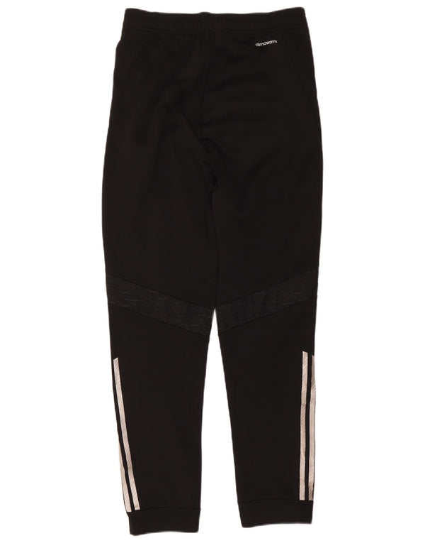 Adidas Mens Climawarm Crop Calças de treino Joggers Pequeno Poliéster Preto