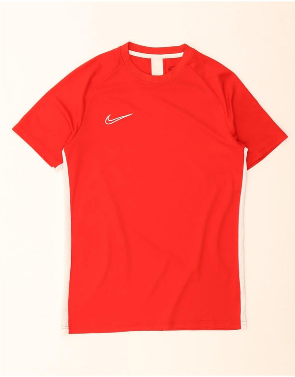 Camiseta masculina Nike Dri Fit Top Medium Red Colourblock