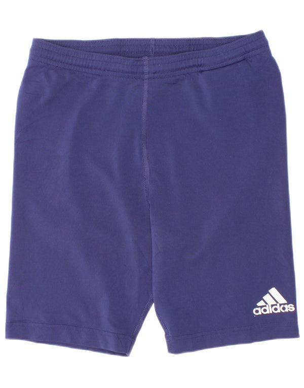 Shorts esportivos Adidas meninos 13-14 anos azul marinho poliéster