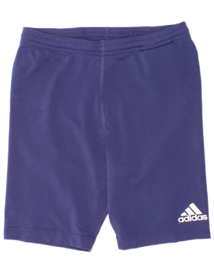 Shorts esportivos Adidas meninos 13-14 anos azul marinho poliéster