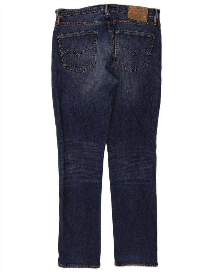 Levi's Mens Slim Jeans W34 L32 Azul Algodão