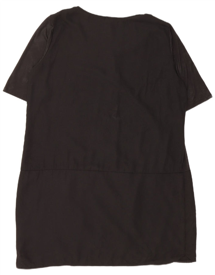 Vestido feminino MOSSIMO UK 20 2XL poliéster preto