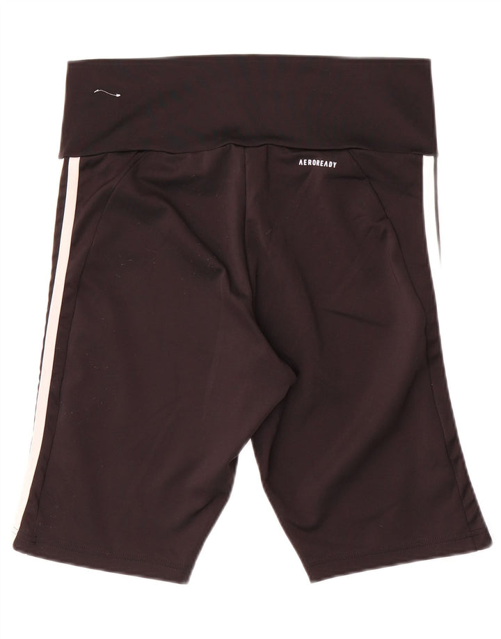 Adidas Womens Aeroready Sport Shorts UK 12/14 Médio Preto Poliéster