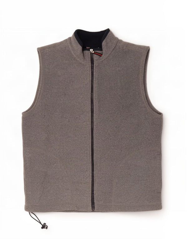 Colete masculino Marks & Spencer Blue Harbour Fleece UK 40 grande cinza poliéster