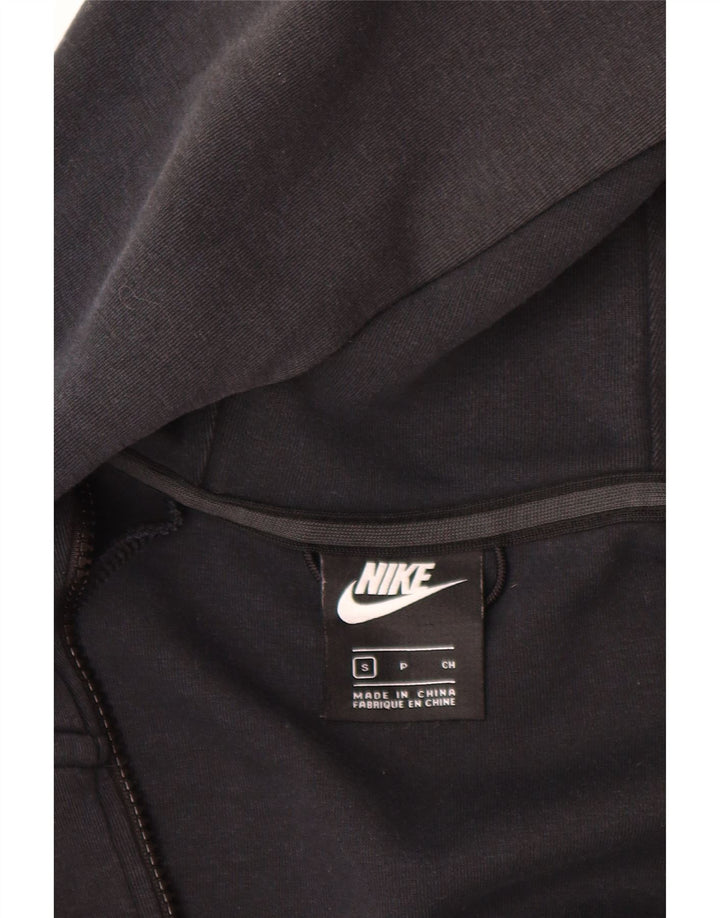 Suéter Nike masculino com capuz e zíper pequeno preto