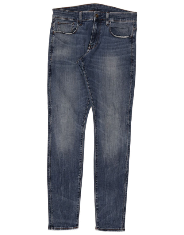 G-Star Mens Skinny Jeans W32 L31 Blue Cotton