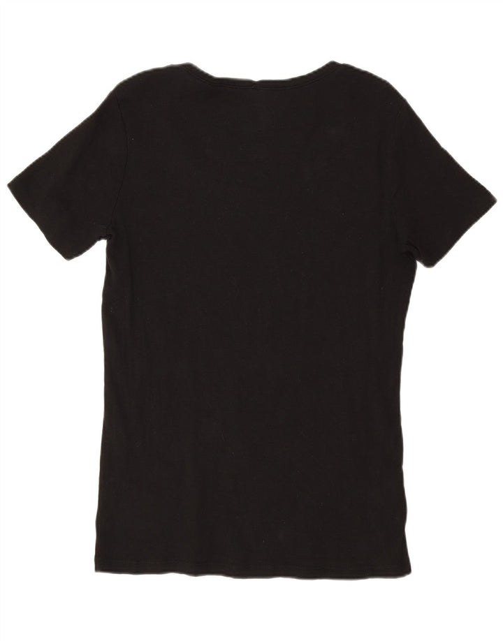 Camiseta feminina EDDIE BAUER UK 16 grande preta
