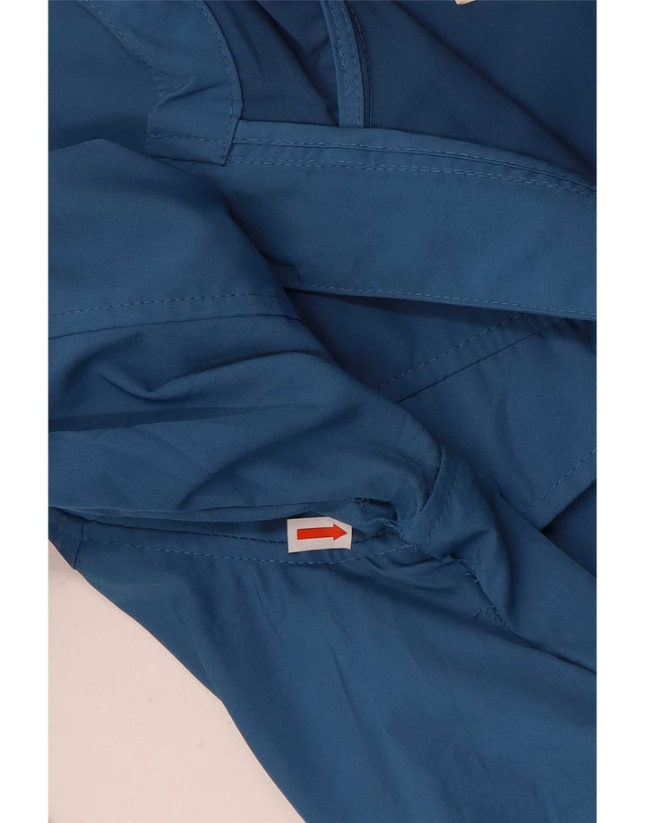 Jaqueta de chuva masculina com capuz Penguin UK 36 poliéster azul pequeno