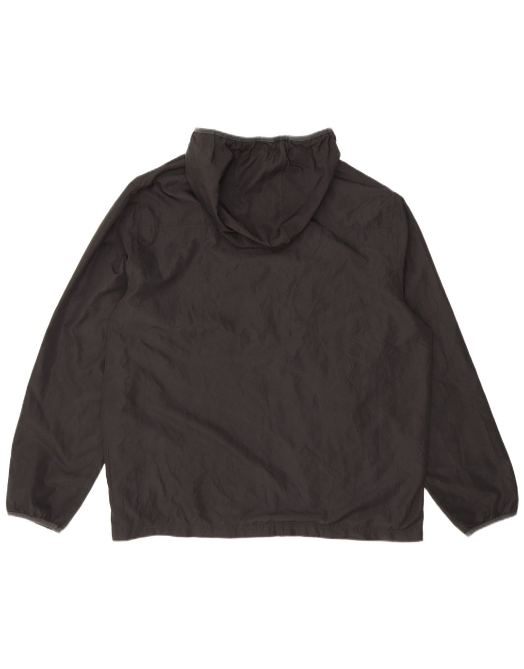 Jaqueta de chuva masculina com capuz STARTER UK 42 XL preto colorblock