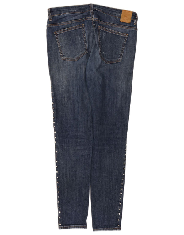 Calça jeans skinny feminina Zara EU 40 médio W30 L29 azul