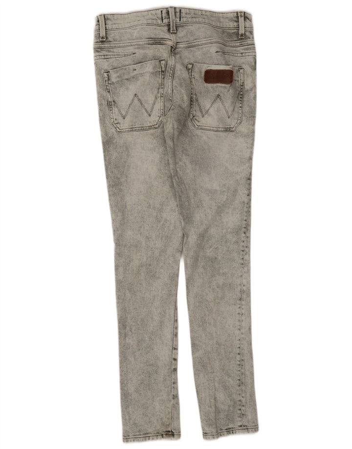 WRANGLER Masculino Bostin Slim Jeans W30 L33 Cinza Algodão