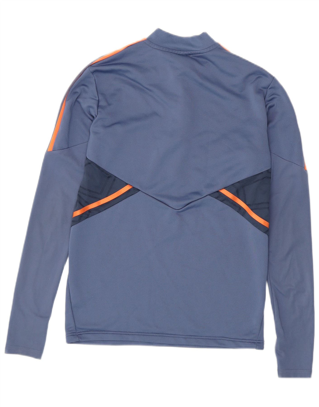 Adidas Mens Manchester United Pullover Treino Top Pequeno Azul Colorblock