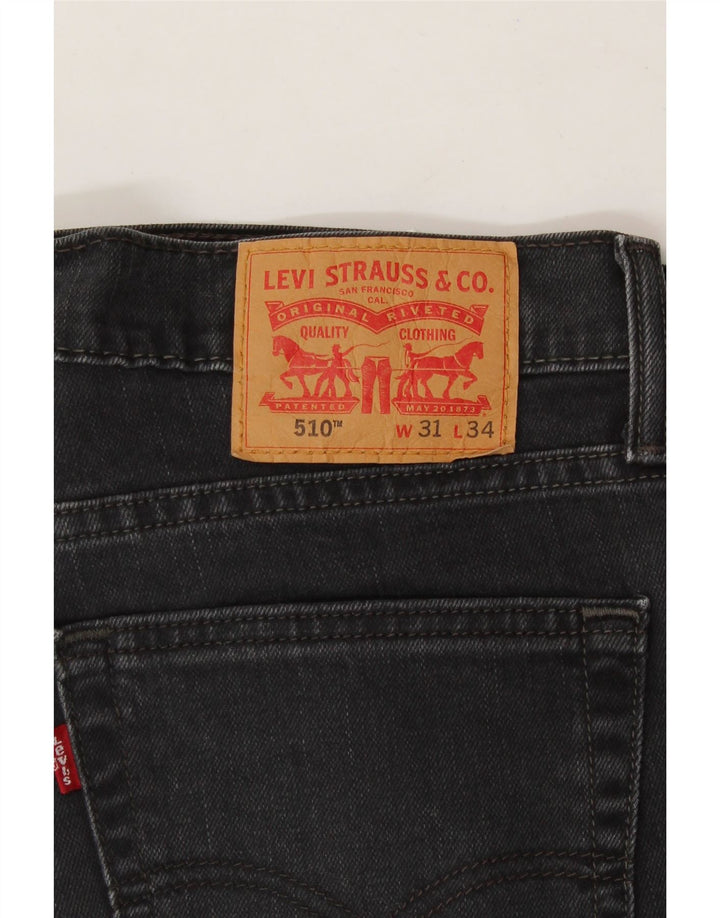 LEVI'S Mens 510 Skinny Jeans W31 L30 Grey Cotton Vintage Levi's and Second-Hand Levi's from Messina Hembry 