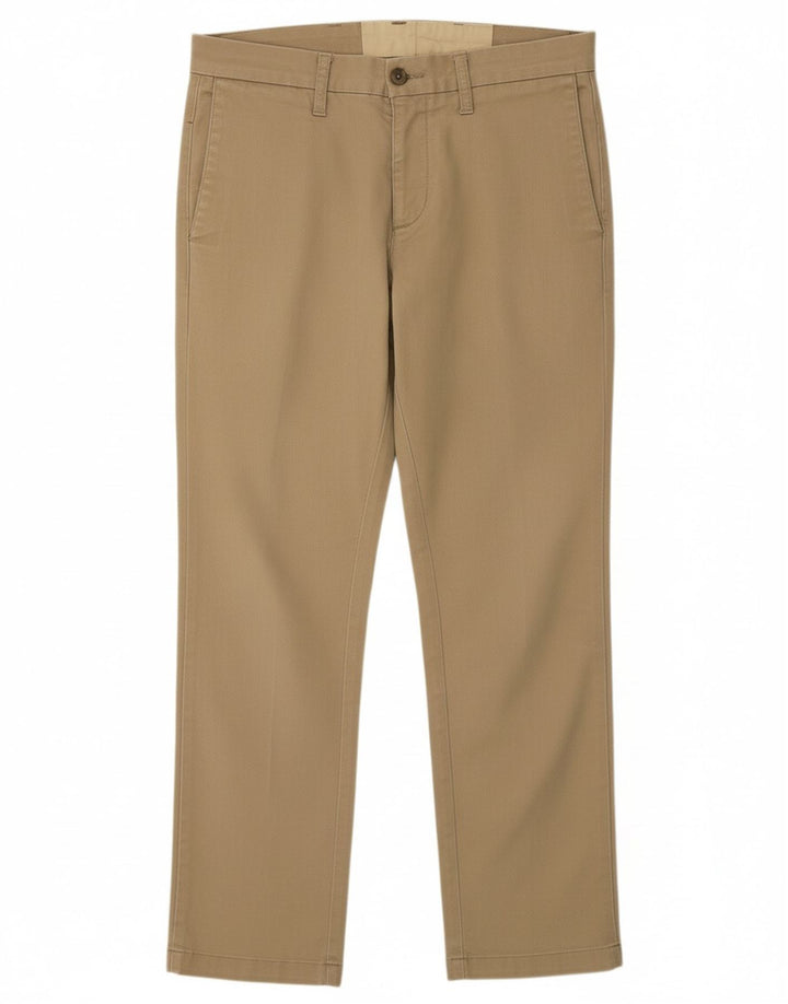 Calça chino feminina CARHARTT W31 L27 bege algodão clássico