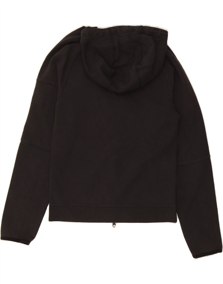 NIKE Womens Zip Hoodie Sweater UK 6 XS Black Cotton Vintage Nike and Second-Hand Nike from Messina Hembry 