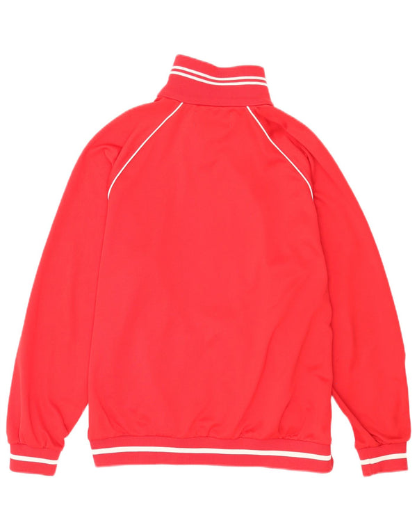 Kappa Mens Treino Top Jaqueta Pequena Poliéster Vermelho