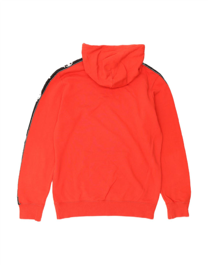 CHAMPION Suéter com capuz gráfico masculino médio vermelho