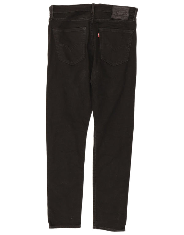 Calça jeans masculina Levi's 512 Slim Tapered W32 L32 algodão preto