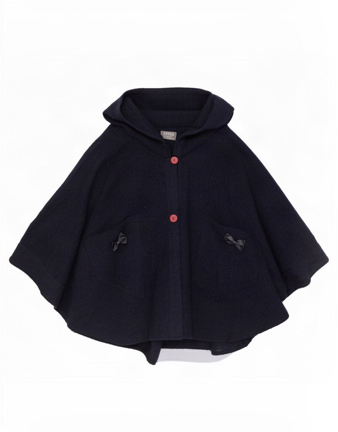 Casaco poncho feminino Ennedi tamanho único azul marinho