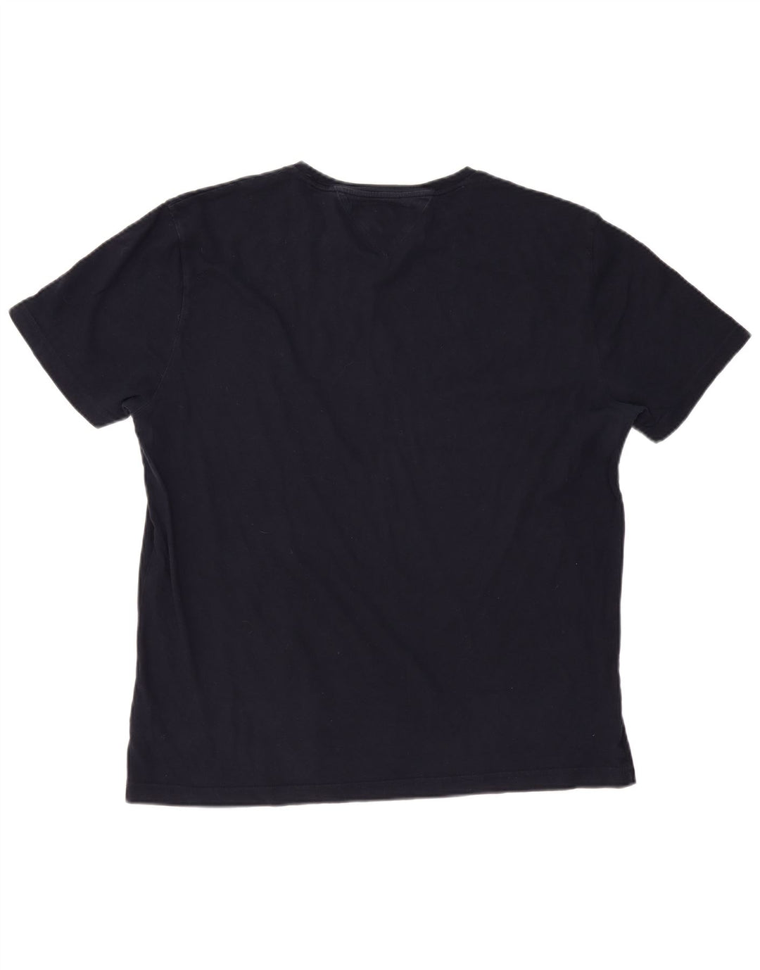 Camiseta masculina TOMMY HILFIGER slim fit gráfica top 2XL algodão azul marinho