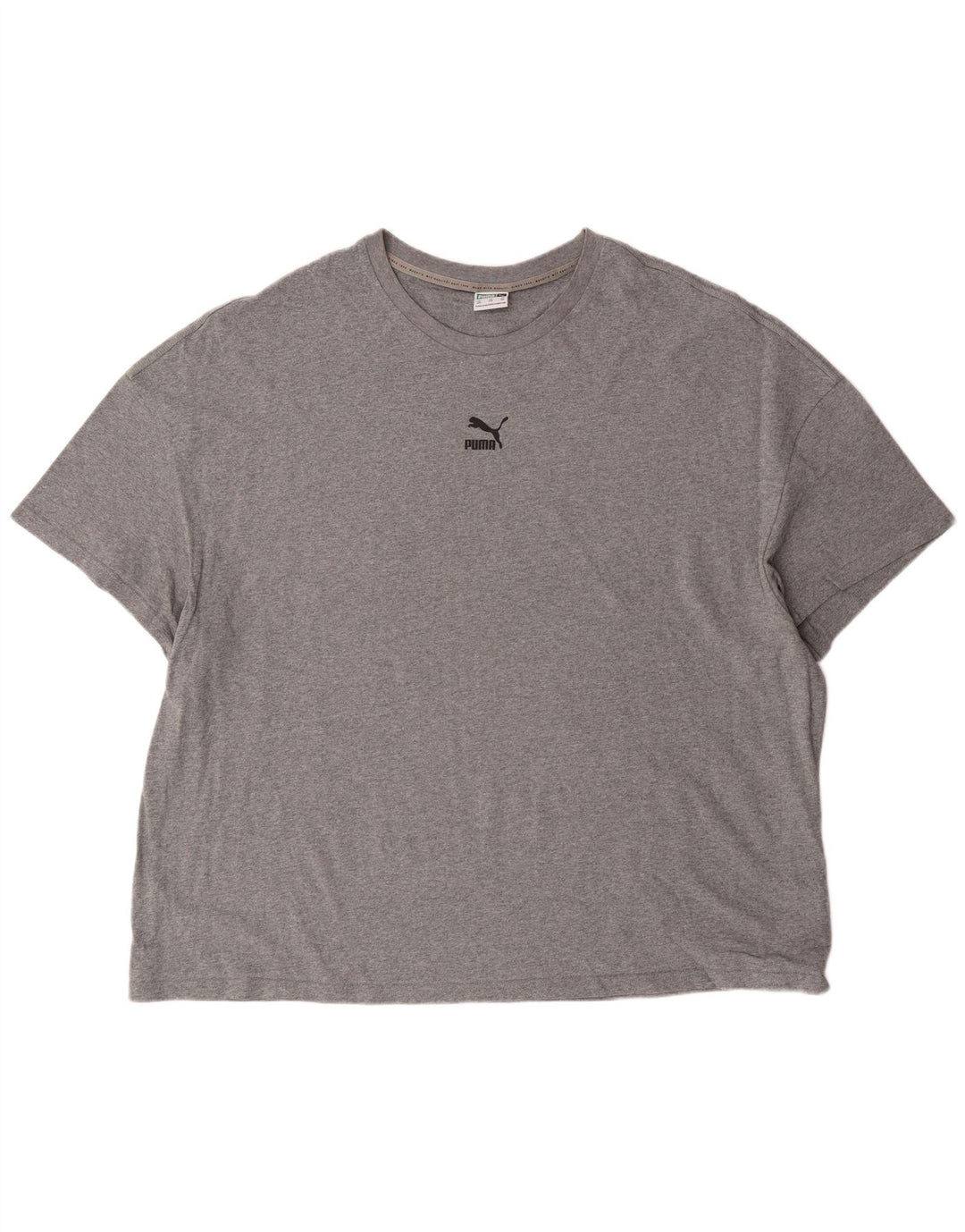 Camiseta masculina Puma Graphic 2XL algodão cinza