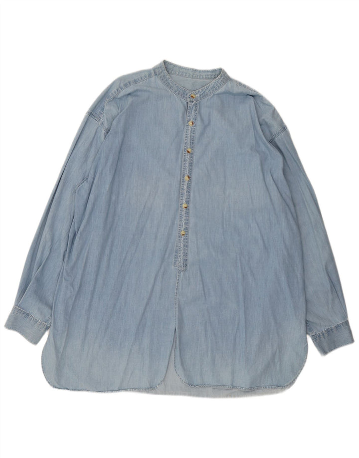 Vestido feminino Eddie Bauer pulôver jeans Reino Unido 16 XL algodão azul