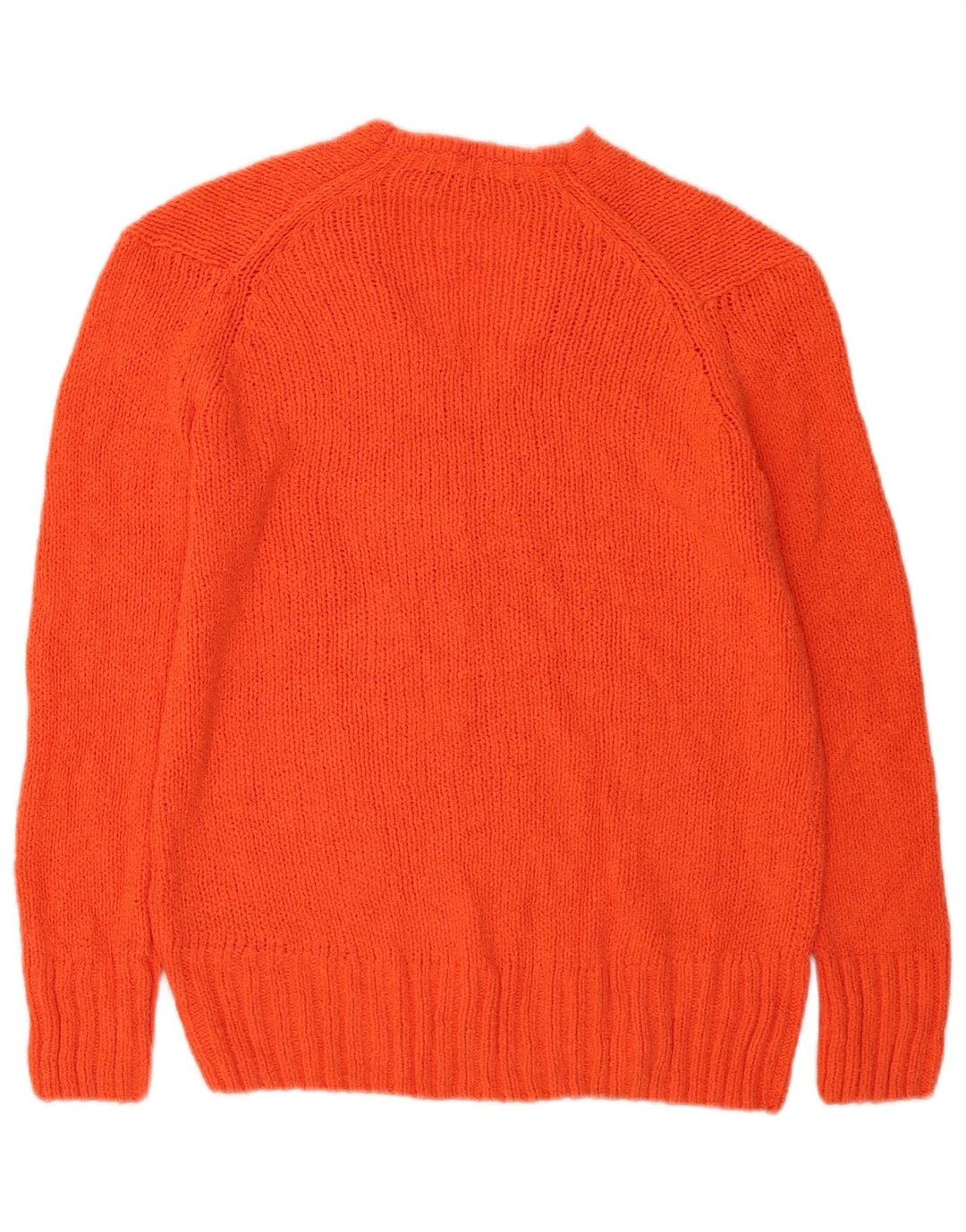Suéter feminino Marks & Spencer grande com decote em V Reino Unido 6 XS laranja
