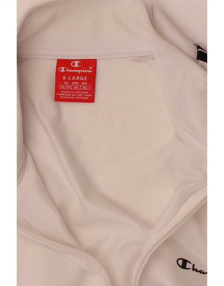 Jaqueta masculina Champion Graphic Tracksuit XL branca colorblock