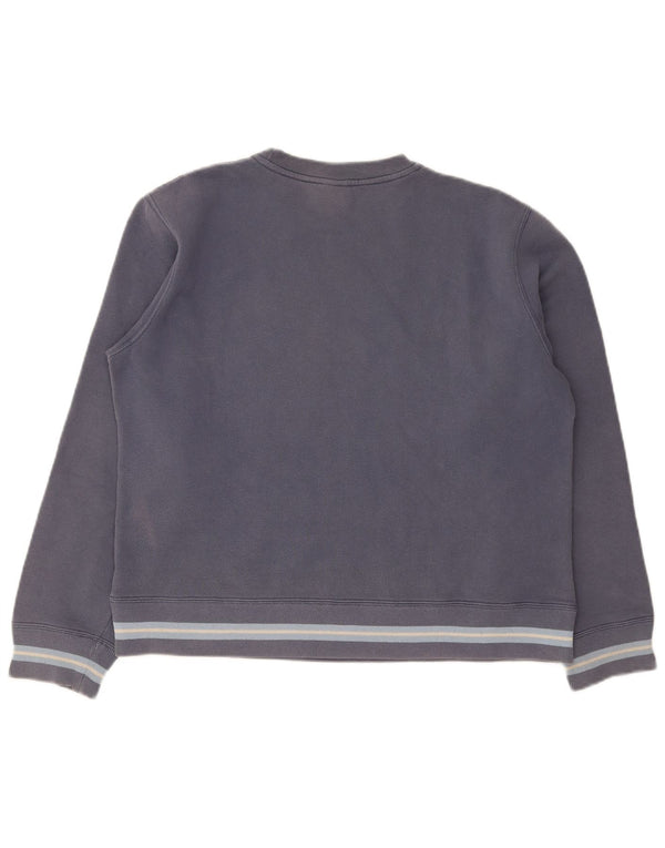 Lee moletom feminino gráfico jumper Reino Unido 14 bloco colorido azul marinho médio