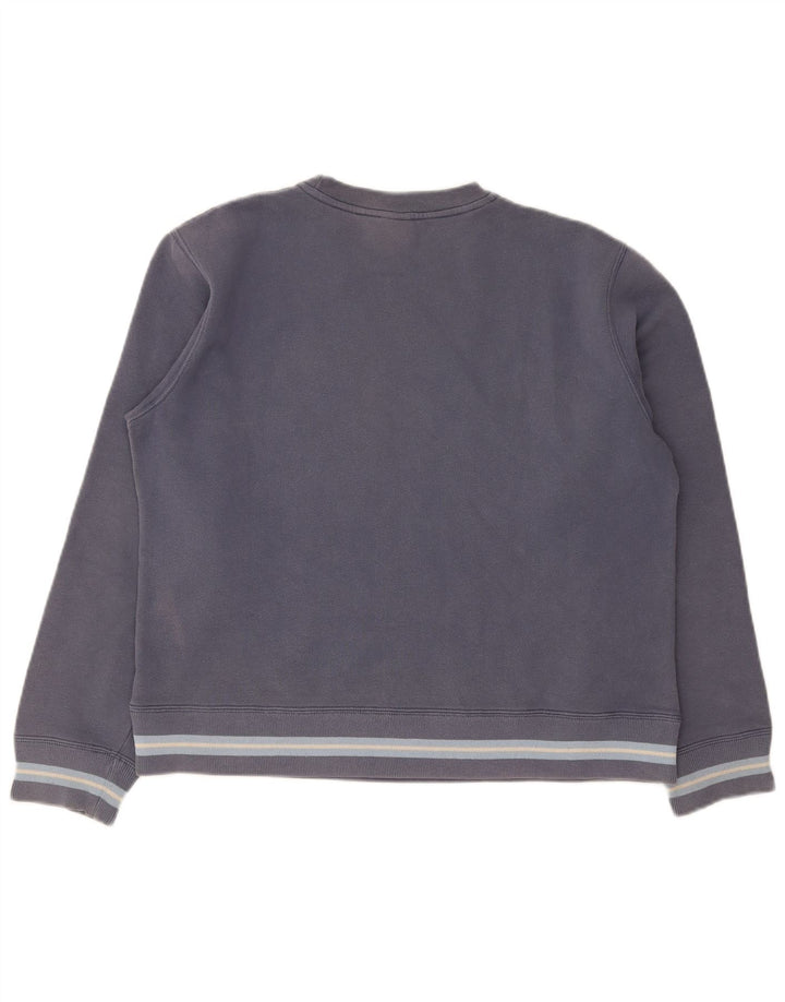 Lee moletom feminino gráfico jumper Reino Unido 14 bloco colorido azul marinho médio