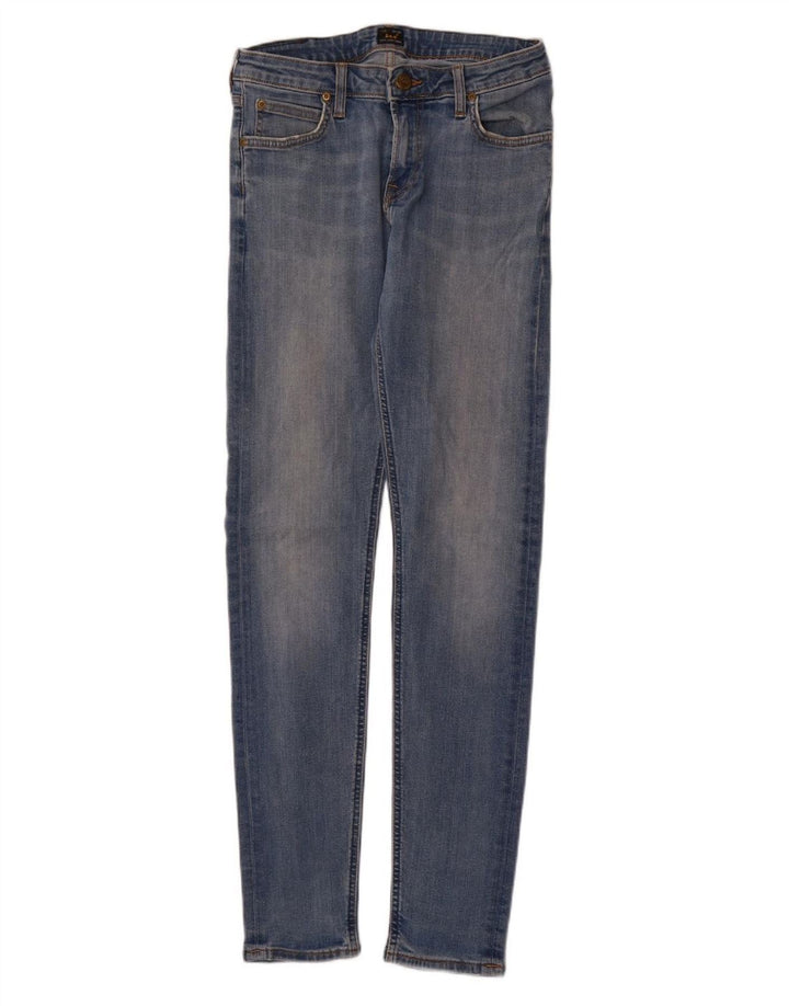 LEE Womens Malone Skinny Jeans W29 L32 Azul Algodão