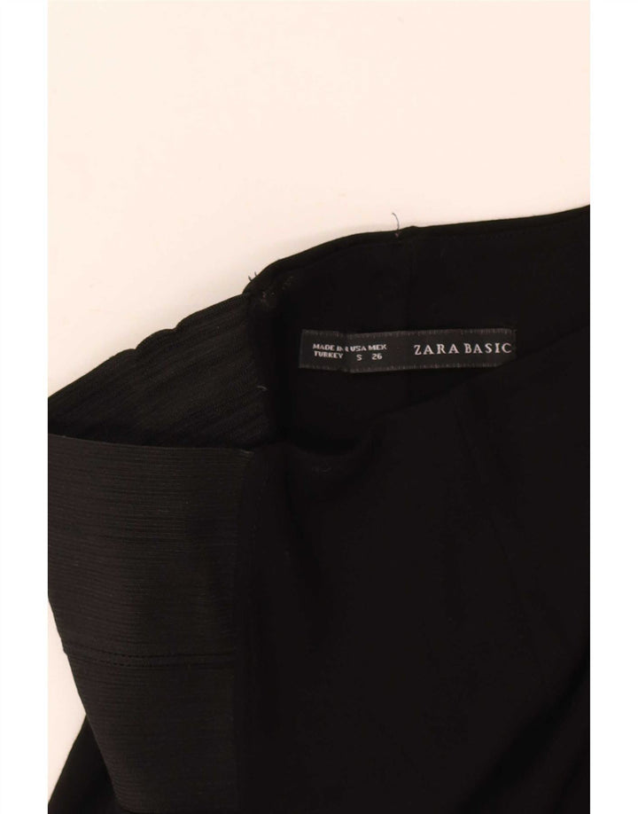 Zara Leggings Mulher UK 8 Pequenas Pretas