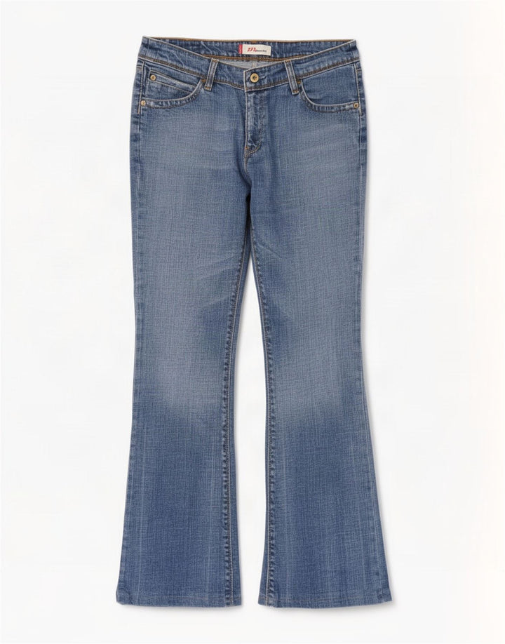 Calça jeans feminina Levi's 572 Bootcut W34 L29 azul algodão