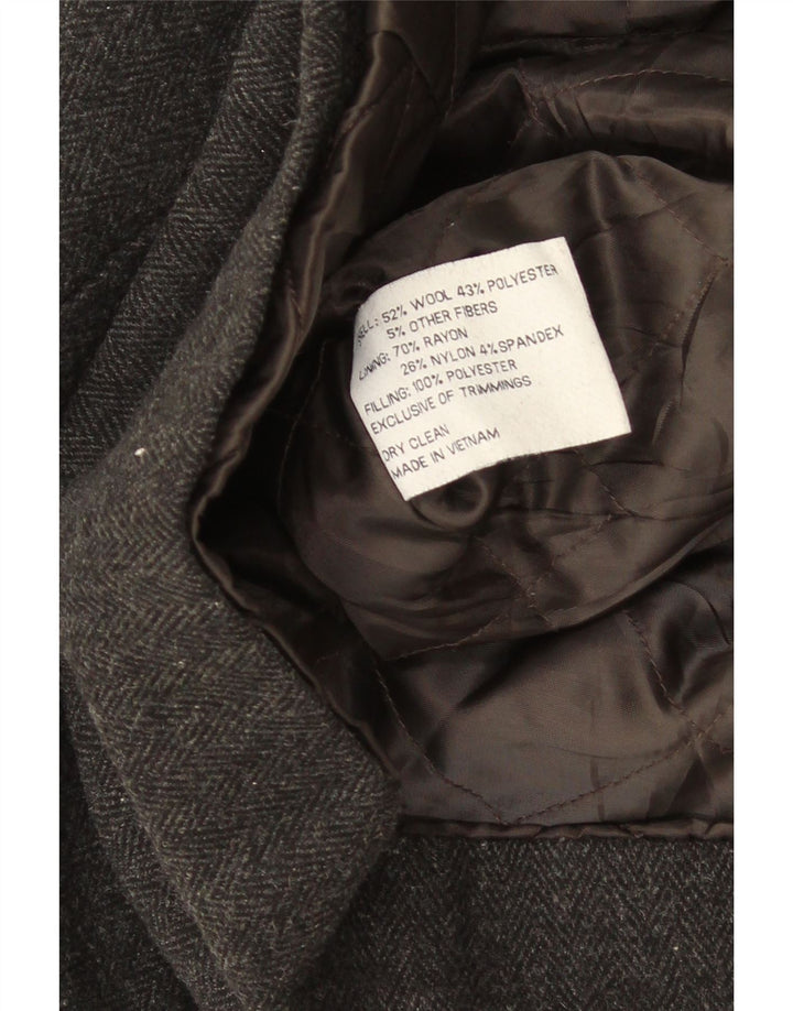 Sobretudo masculino CALVIN KLEIN Reino Unido 40 grande lã cinza
