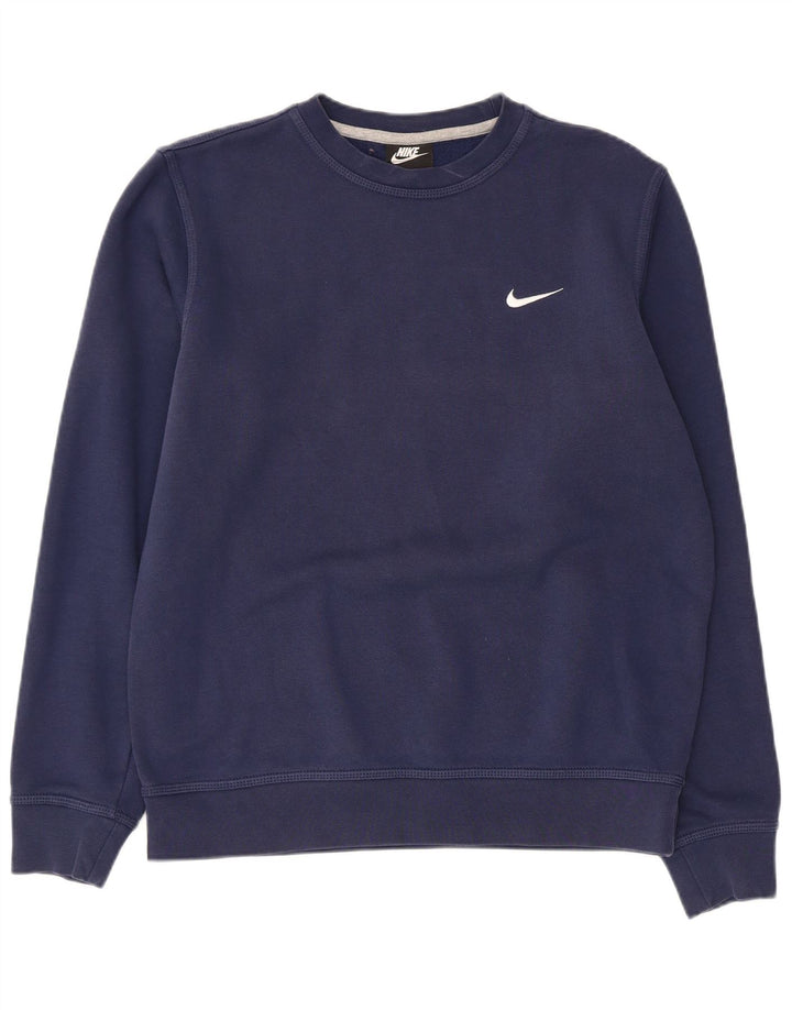 NIKE Mens Full Tracksuit Médio Azul Marinho Algodão