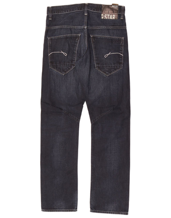 G-Star Masculino Morris Tapered Jeans W30 L32 Azul Marinho Algodão