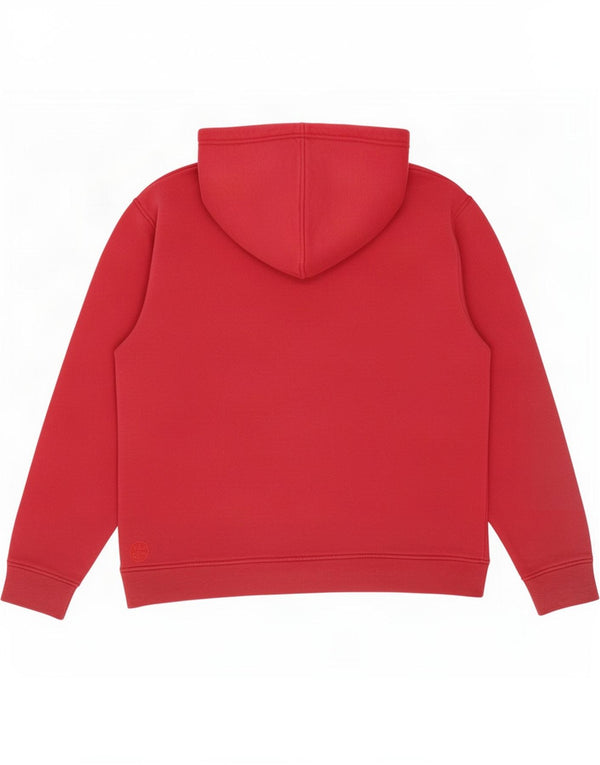 Fat Face Mens Hoodie Jumper Médio Algodão Vermelho