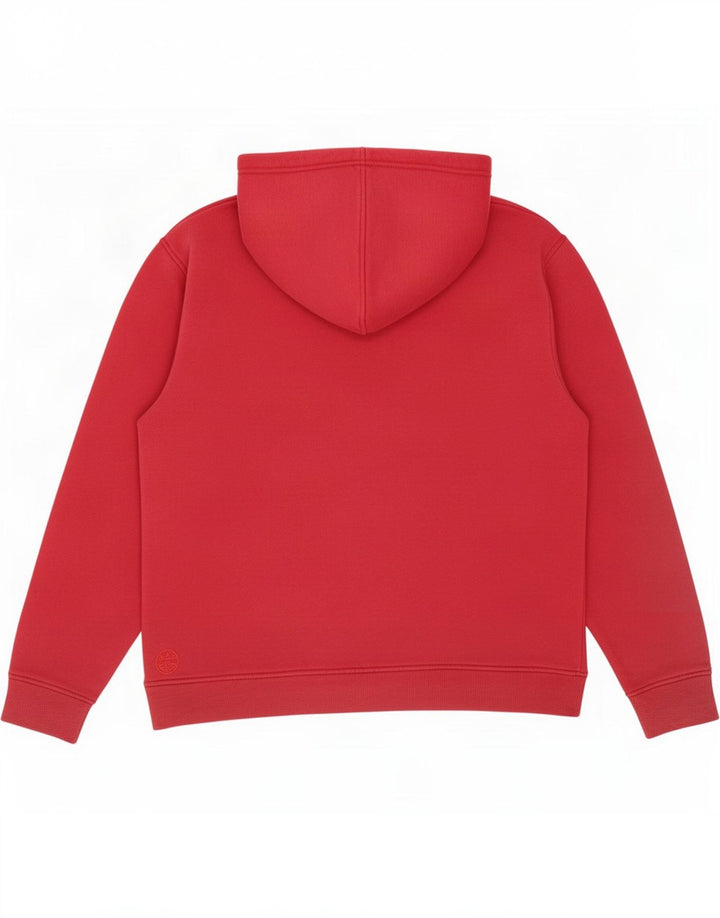 Fat Face Mens Hoodie Jumper Médio Algodão Vermelho