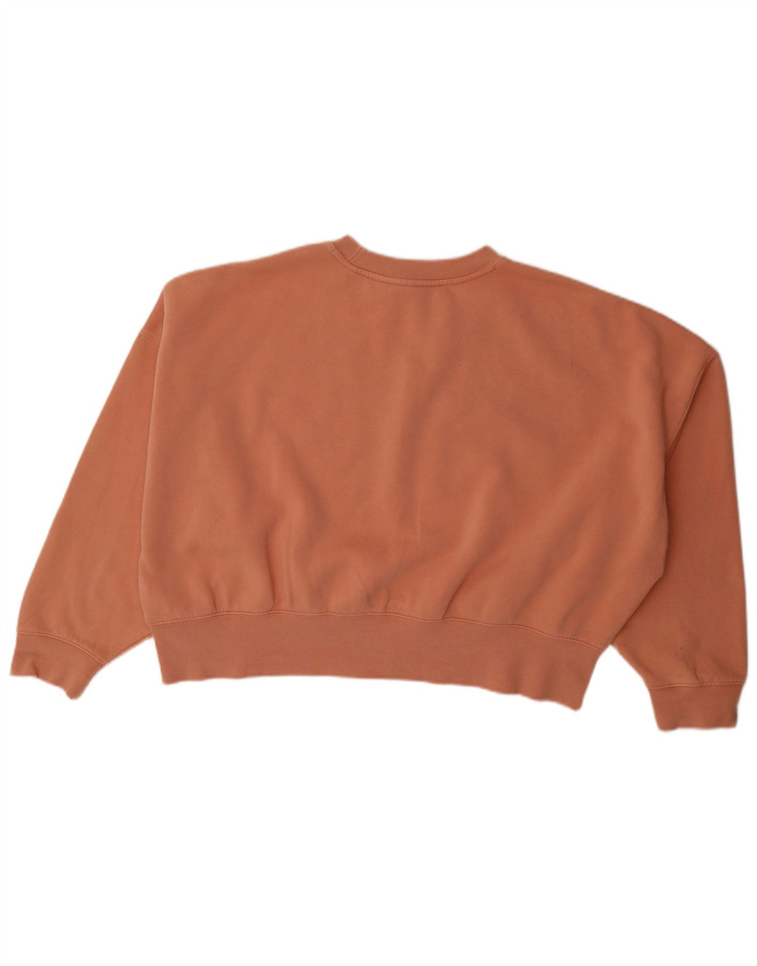 Adidas feminino oversized moletom jumper reino unido 16 grande laranja algodão