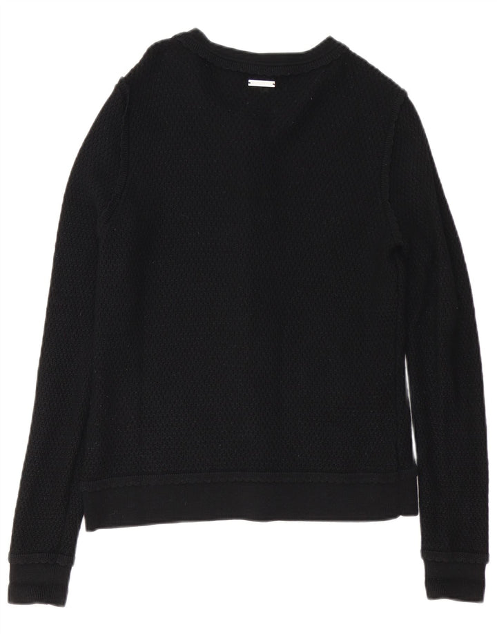 Suéter cardigã feminino Michael Kors Reino Unido 14 médio preto