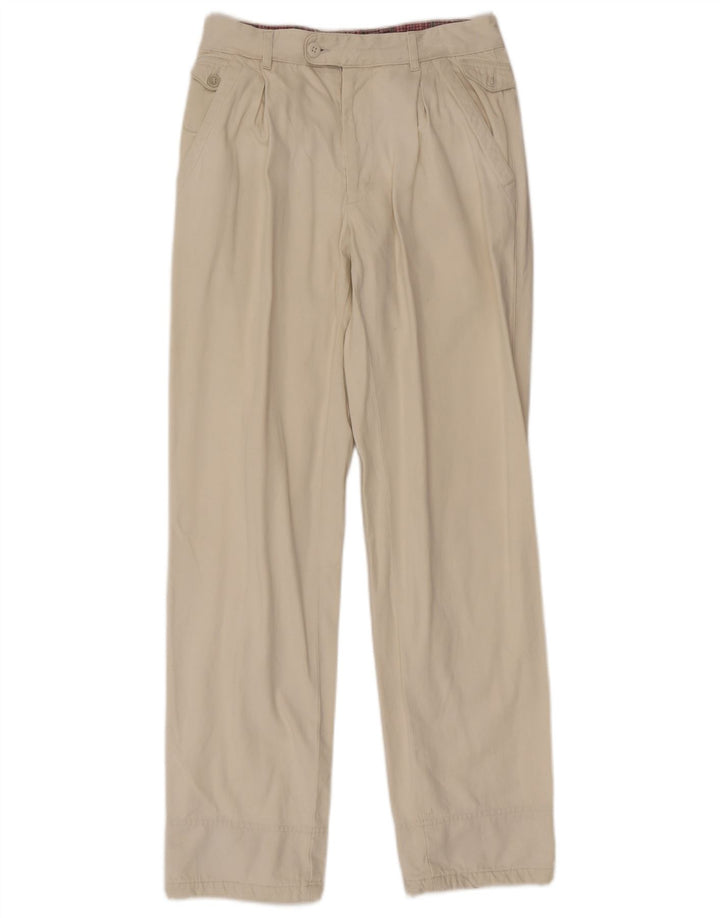 Calça de terno reto masculino POP 84 W30 L32 off white