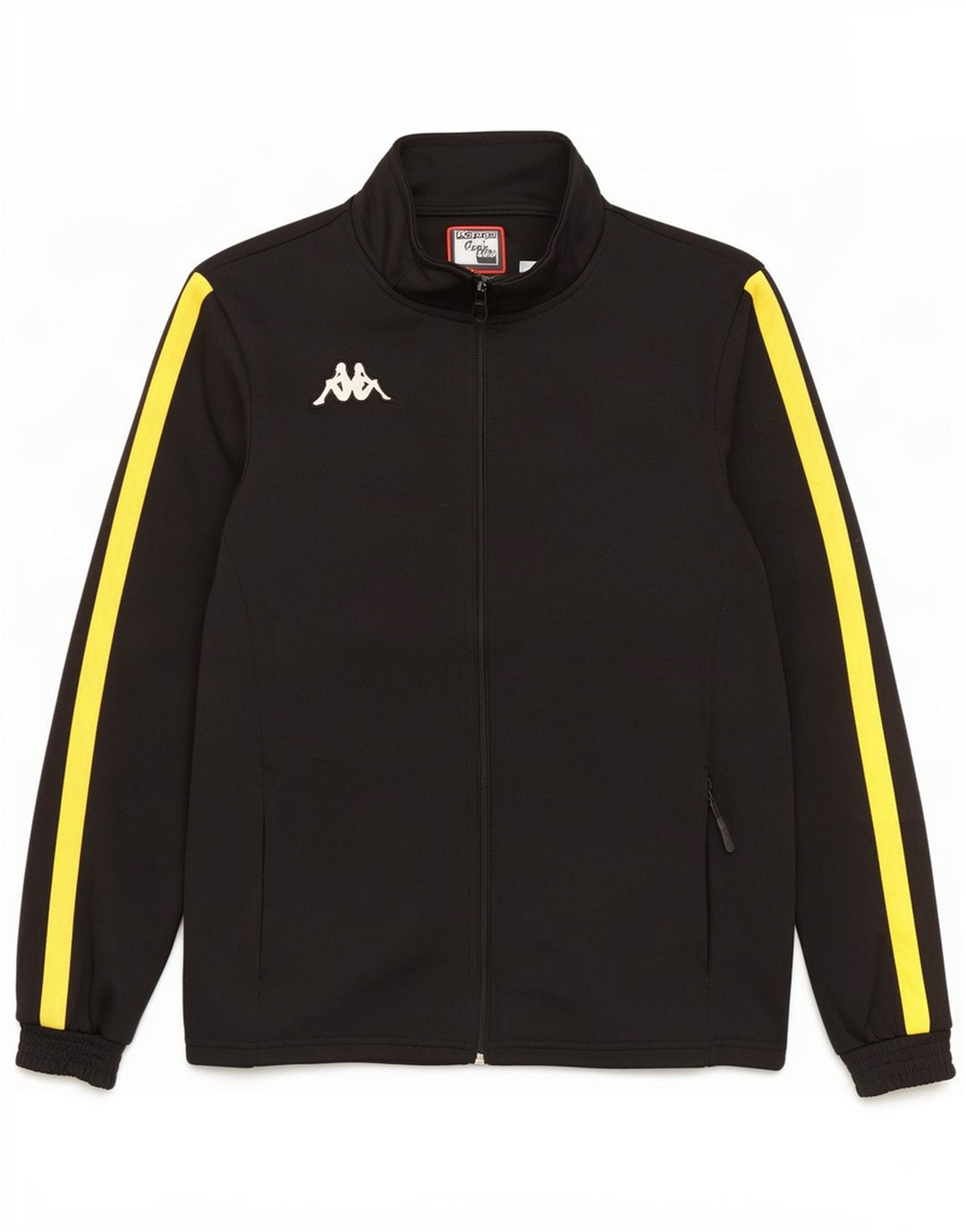 Kappa Mens Treino Top Jaqueta Médio Preto Colourblock Poliéster