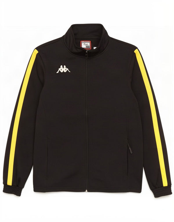 Kappa Mens Treino Top Jaqueta Médio Preto Colourblock Poliéster