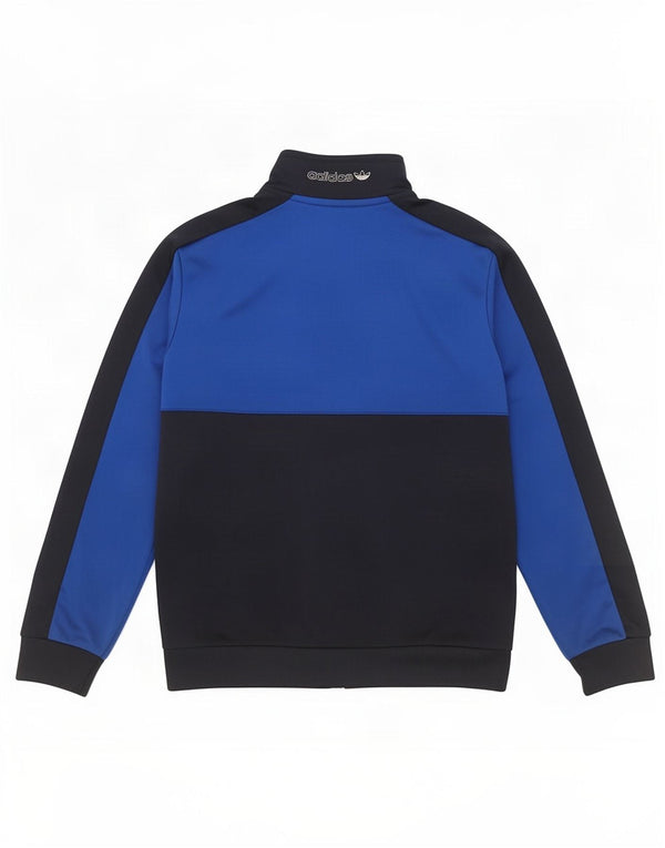 Jaqueta Adidas Boys Graphic Tracksuit Top 9-10 Anos Azul Colorblock